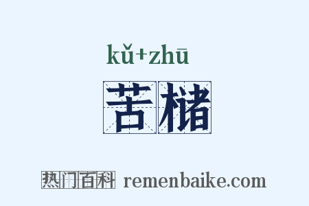 苦槠是什么意思的图片